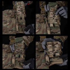 Signal & Steel ARC Universal Radio Pouch – MOLLE Walkie-Talkie Holder for Chest Rigs & Plate Carriers