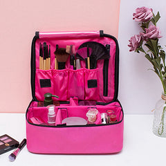Large Capacity Portable Makeup Organizer Bag for Travel