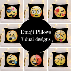 Emoji Expression Pillowcase Cushion Cover