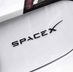 SpaceX Emblem - Matte Black