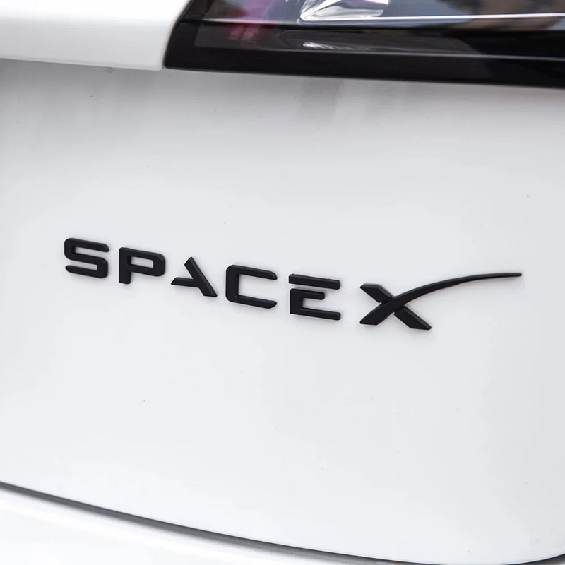 SpaceX Emblem - Matte Black