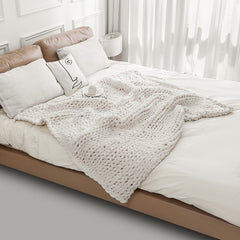 Chenille Thick Thread Blanket Hand-Woven AC Blanket