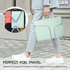 Wear-Resistant Laptop Bag with Drop Protection