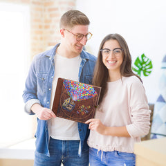 Embroidered Handmade Drawstring Photo Album