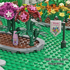 Lavender Garden Gnome - Custom Printed - Made Using LEGO® Parts