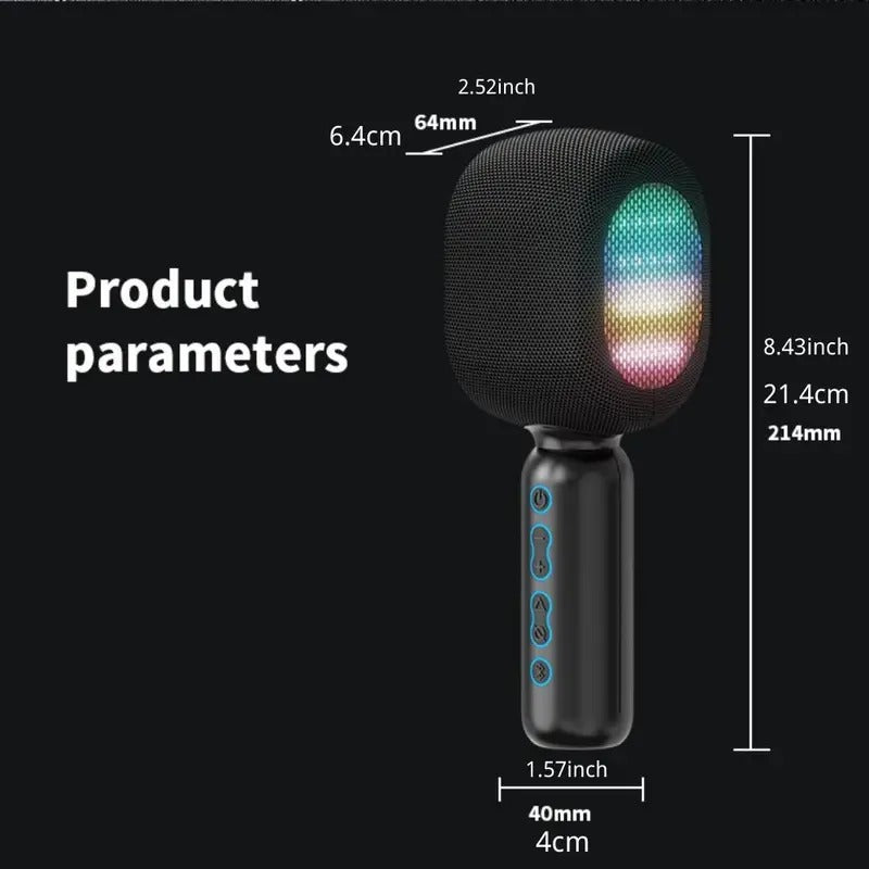 JY-57 Wireless Bluetooth Karaoke Microphone Speaker