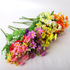 28-Head Faux Flower Decorative Arrangement for Home