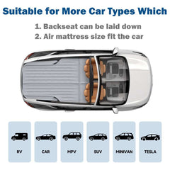 Umbrauto Car Camping SUV Air Mattress 1.0, Gray