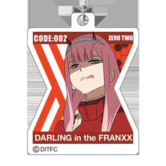 "Official DARLING in the FRANXX 02 Keychain"