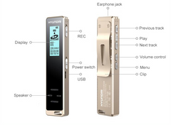 Mini Noise Cancelling Voice Recorder for Students and Meetings