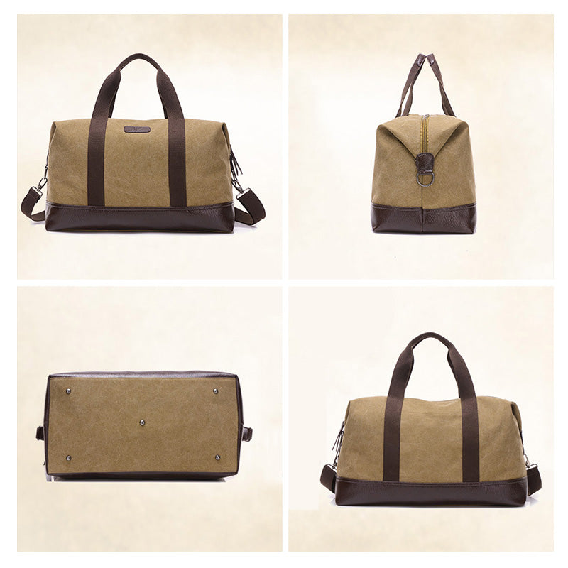 Vintage Canvas Weekend Bag for Outdoor Storage