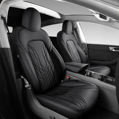 TESERY Nappa Leather Seat Covers for Model 3 Highland & Model Y Juniper