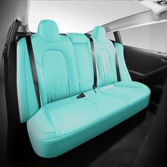 TESERY Nappa Leather Seat Covers for Model 3 Highland & Model Y Juniper