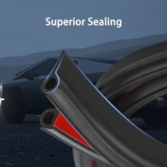 Tesla Cybertruck Car Door Seal Kit Wind Noise Reduction Accessories