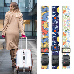 TSA Custom Lock Luggage Strap with Logo Design 2024