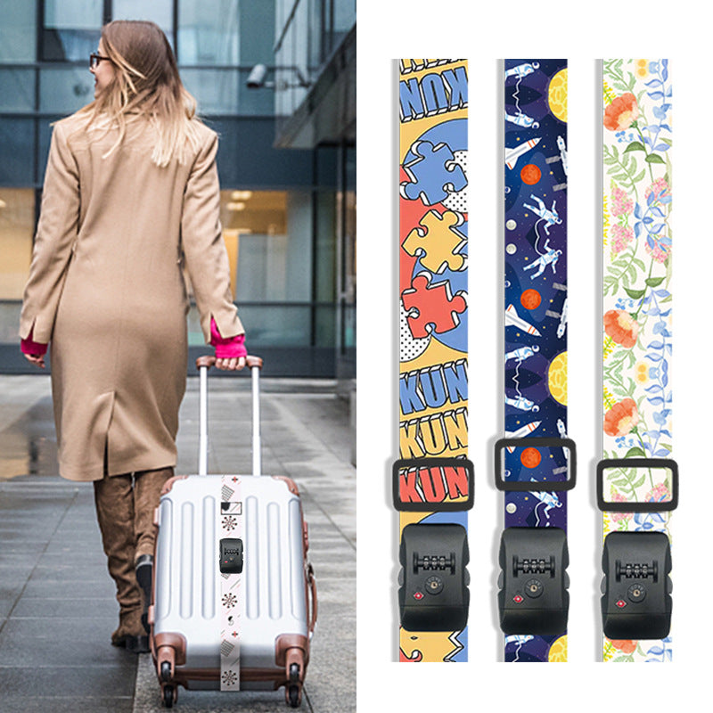 TSA Custom Lock Luggage Strap with Logo Design 2024