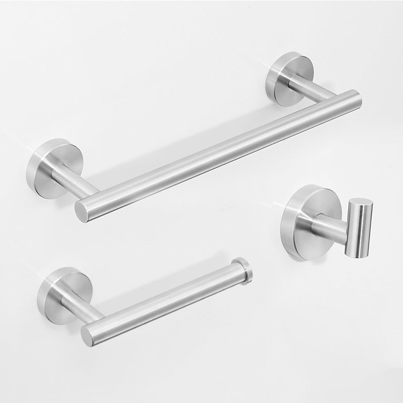 304 Stainless Steel Black Towel Rack Set for Bathroom