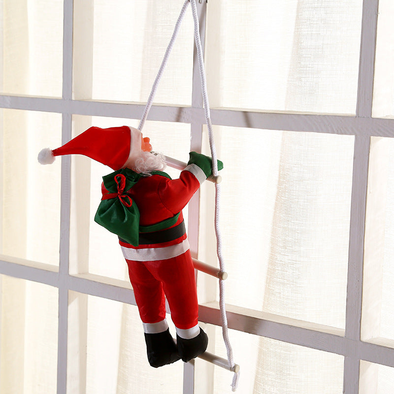 Cross-Border Christmas Santa Climbing Decoration Prop