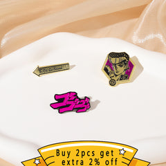JoJo's Bizarre Adventure Character Cartoon Brooch