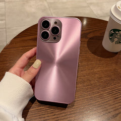 iPhone CD-Pattern Metal Lens Case w/ Protector