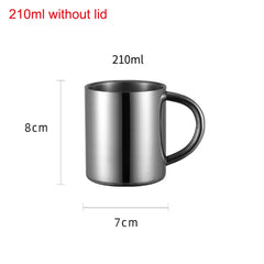 Double Wall Stainless Steel Travel Coffee Mug with Lid