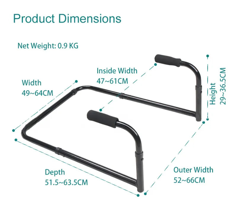 Aluminum Alloy Armrest For Elderly Sofa Standing Auxiliary