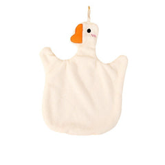 Thick Coral Fleece Double-Sided Kids' Goose Towel