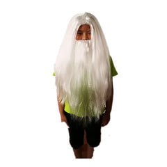 Christmas Santa Beard Wig and Halloween Costume Set
