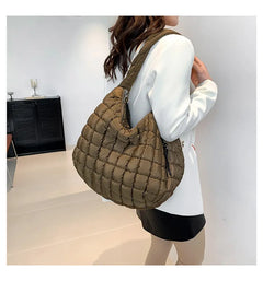 Pleated Cloud Bubble Crossbody Bag