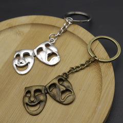 Minimalist Mask Pendant Keychain by Xiyin Temu