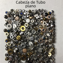 Watch Accessories Mixed Steel End Caps in Various Sizes (100pcs)