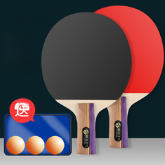 Beginner Ping Pong Paddle Set with 2 Paddles and Balls