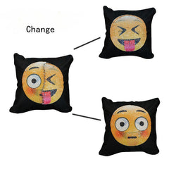 Emoji Expression Pillowcase Cushion Cover