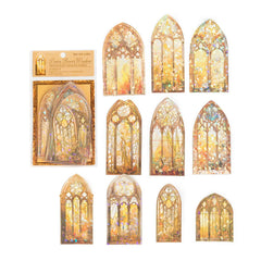 Mocard PET Laser Gold Journal Sticker Pack