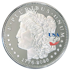 America's 250th Anniversary Morgan Dollar Nickel Silver Proof Coin