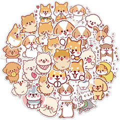 50 Dog Graffiti Stickers