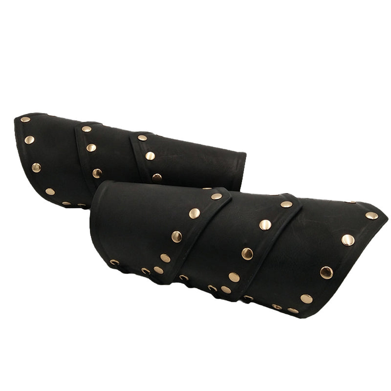 Medieval Three-Layer Rivet Wristband Knight Armguard