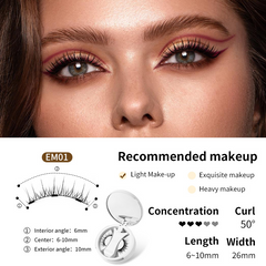 Magnetic False Eyelashes with Storage Box