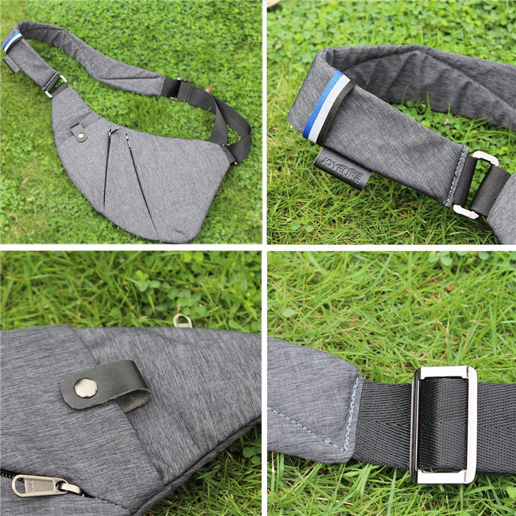 Multi-Functional Shoulder Bag with Anti-Theft Design
