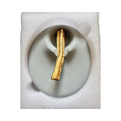 Sacred Wood Incense Burner Cement Stand