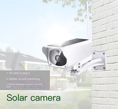 Outdoor Solar Wireless WiFi Security Camera with Night Vision