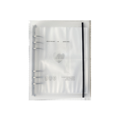 A5 Frosted Heart Loose Leaf Album for Photos