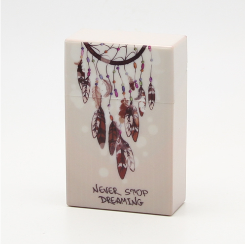 Automatic Opening Cigarette Case - 20 Capacity, Plastic