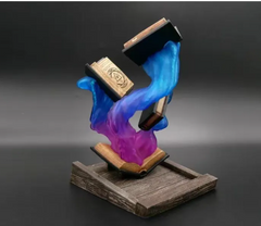 Magic Dice Tower Book Ornaments Design Resin