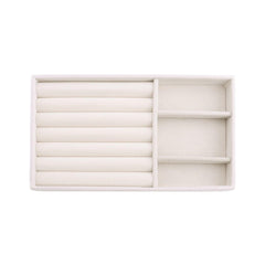 Velvet Jewelry Box Display Tray Drawer Storage Jewelry Holder For Ring Earrings Necklace Bracelet Soft Velvet Organizer Case Velvet Display Holder for Earrings Ring Bracelet Necklace