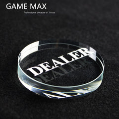 Acrylic Transparent Crystal Dealer Cat Poker Accessory
