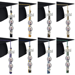 DIY 2024 Graduation Photo Frame with Tassels and Gems