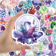 100 PCS Crystal Graffiti Stickers for Helmets & More