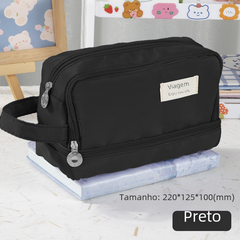 Kuromi Large Capacity Dual-Layer Pencil Case