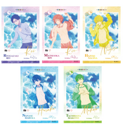 Men's Swimming Club Gold Foil Collectible Photo Cards